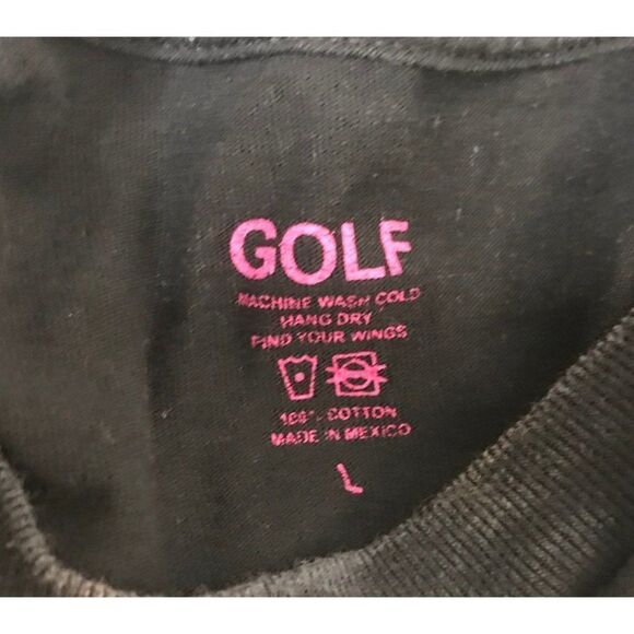 Golf X Odd Future Great Wang of The Floggnaw Land Crop T-Shirt Top Cat Flog Gnaw - Picture 9 of 9